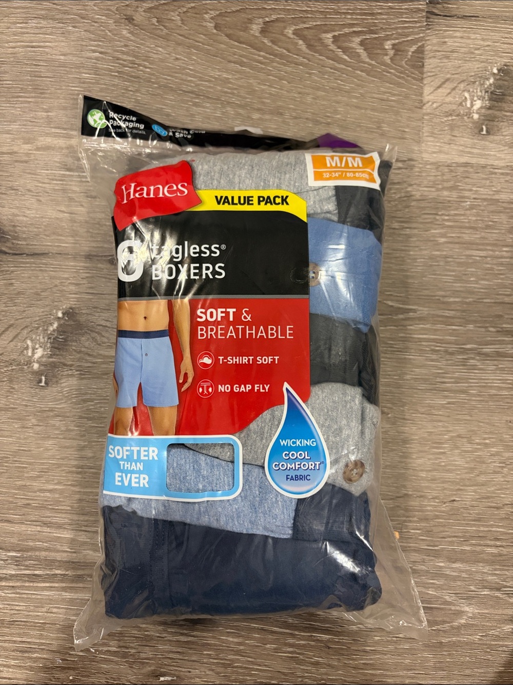 Hanes Men's Tagless Boxers